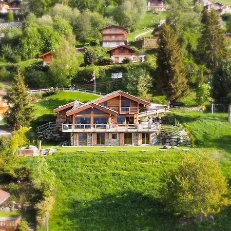 Luxury Chalet With Jacuzi Nendaz