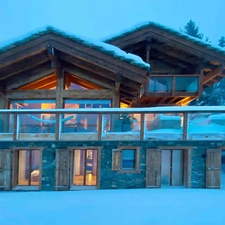 Luxury Chalet With Jacuzi Villa Nendaz