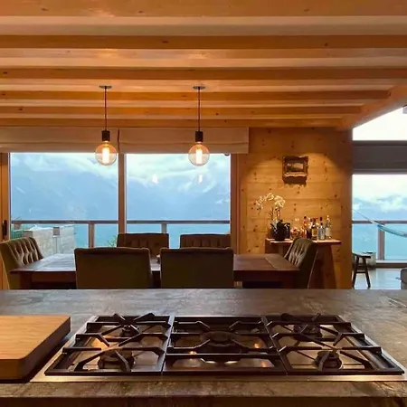 Luxury Chalet With Jacuzi Nendaz