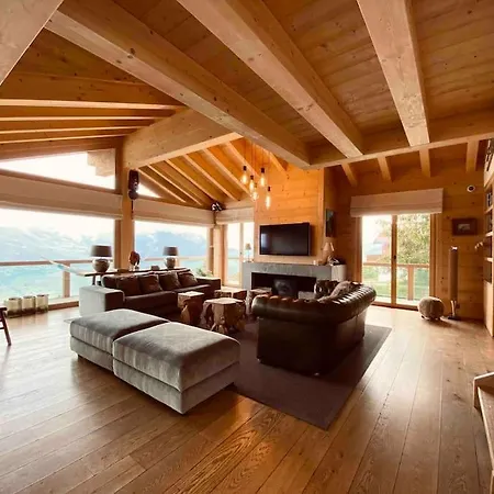 Vila Luxury Chalet With Jacuzi Nendaz