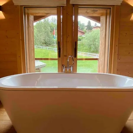 Luxury Chalet With Jacuzi Nendaz